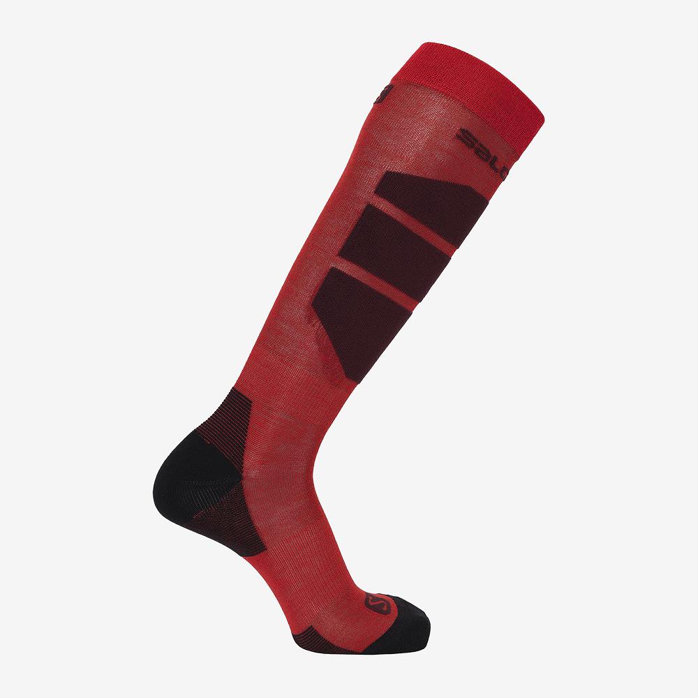 Salomon COMFORT Calcetines Hombre - Rojas - Colombia (31790-BZJF)